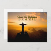 Christus de Redeemer Brazilië Briefkaart (Voorkant / Achterkant)