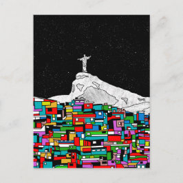 Christus de Redeemer Favela Briefkaart
