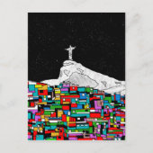 Christus de Redeemer Favela Briefkaart (Voorkant)