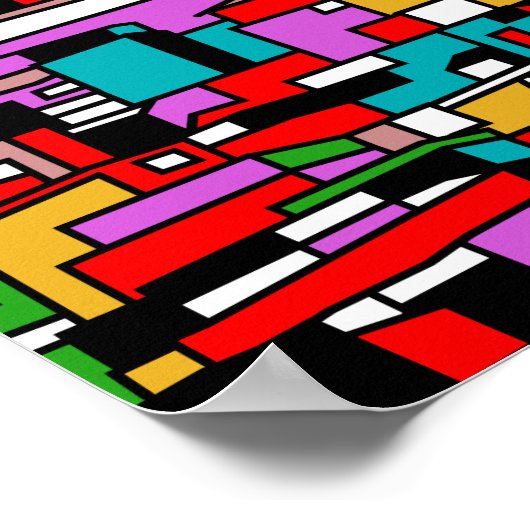 Christus de Redeemer Favela Poster (Hoek)