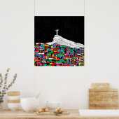 Christus de Redeemer Favela Poster (Keuken)