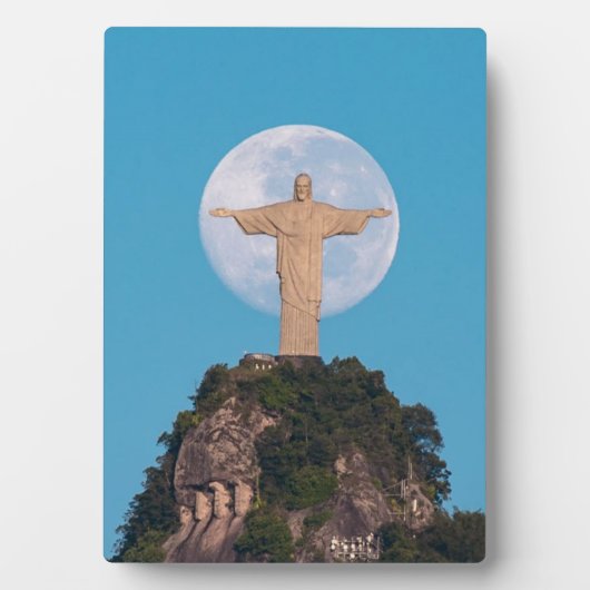 Christus de Redeemer Fotoplaat (voorkant)