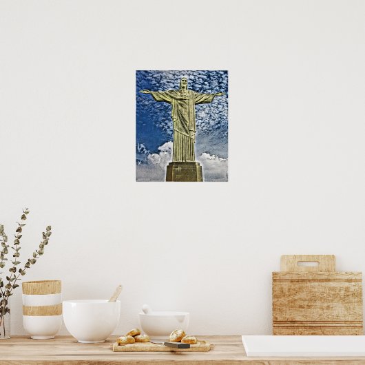 Christus de Redeemer Rio Poster (Keuken)