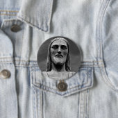Christus de Redeemer Ronde Button 7,6 Cm (In situ)