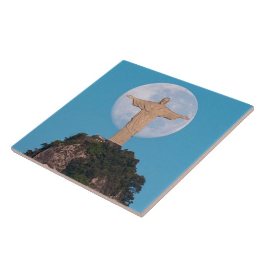 Christus de Redeemer Tegeltje (Zijkant)