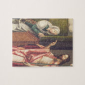 Christus de Redeemer zeggende een vrouw (paneel) Legpuzzel (Horizontaal)