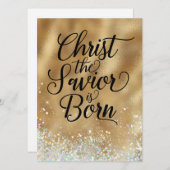 Christus de Savior is Christelijk kerstfeest gebor (Voorkant / Achterkant)