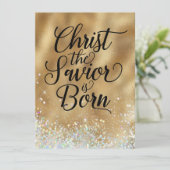 Christus de Savior is Christelijk kerstfeest gebor (Staand voorkant)