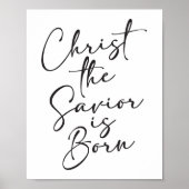 Christus de Savior is de Born KerstArt Print (Voorkant)