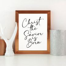 Christus de Savior is de Born KerstArt Print