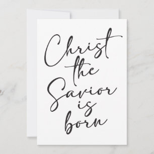 Christus De Savior is de Born KerstArt Print Kaart