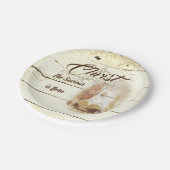 Christus de Savior is geboren Papieren Bordje (Gekanteld)