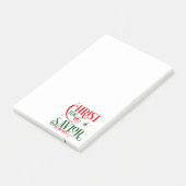 Christus de Savior is geboren Post-it® Notes (Schuin)