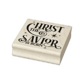 Christus de Savior is geboren Rubberstempel (Stempel)