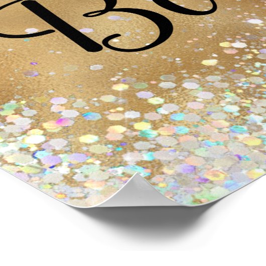 Christus de Savior is met Kerstmis geboren Poster (Hoek)