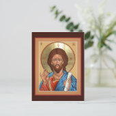 Christus de Savior Prayer-kaart Briefkaart (Staand voorkant)
