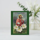 Christus de Shepherd met Lamb  Pasen Feestdagenkaart (Staand voorkant)