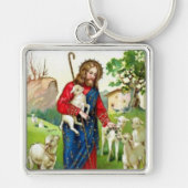 Christus De Shepherd Sleutelhanger (Voorkant)