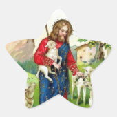 Christus De Shepherd Ster Sticker (Voorkant)