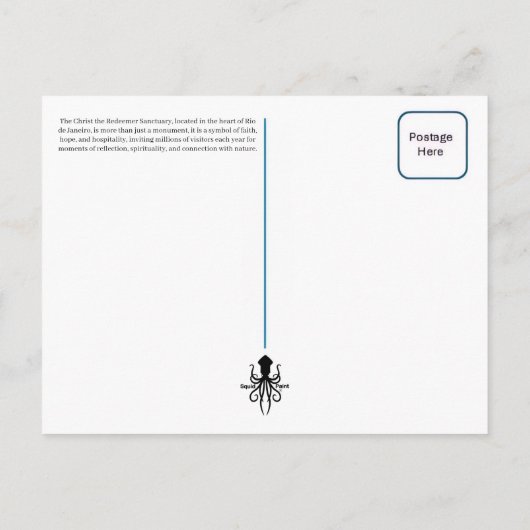 Christus de Verlosser Briefkaart (Achterkant)