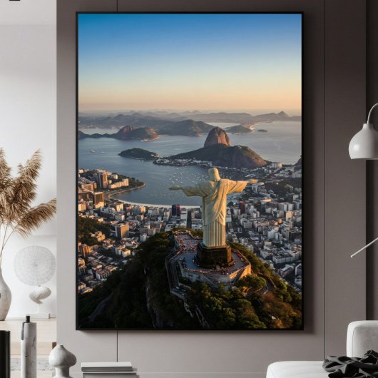 Christus de Verlosser – De Bewaker van Rio Canvas Afdruk