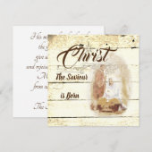 Christus de Verlosser is geboren  (Voorkant / Achterkant)