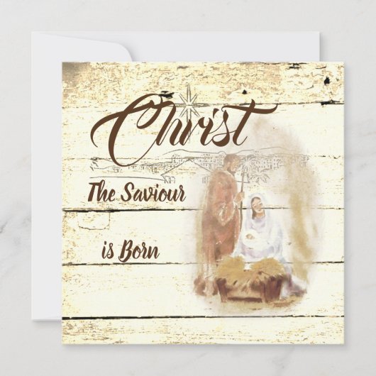 Christus de Verlosser is geboren  (Voorkant)