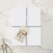 Christus de Verlosser is geboren  Cadeaulabel (Met Touw)