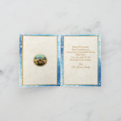 "Christus de Verlosser Is Geboren" Kerstmis Feestdagen Kaart (Binnen)