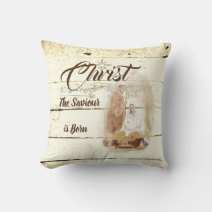 Christus de Verlosser is geboren  Kussen