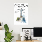 Christus de Verlosser Poster Rio de Janeiro Brazi (Thuiskantoor)
