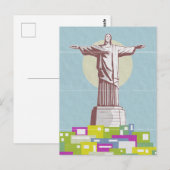 Christus de Verlosser Reisposter Favela Briefkaart (Voorkant / Achterkant)