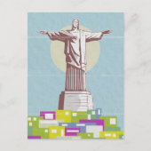 Christus de Verlosser Reisposter Favela Briefkaart (Voorkant)