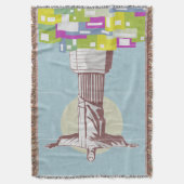 Christus de Verlosser Reisposter Favela Deken (Voorkant Verticaal)