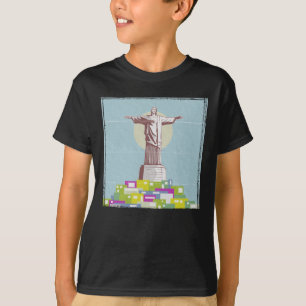 Christus de Verlosser Reisposter Favela T-shirt