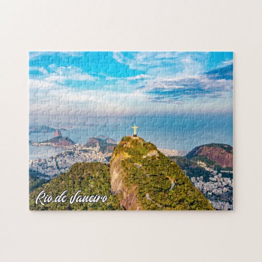 Christus de Verlosser, Rio de Janeiro, Brazilië Legpuzzel (Horizontaal)