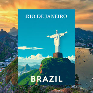 Christus de Verlosser Rio de Janeiro Brazilië Reiz Briefkaart