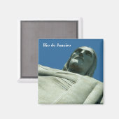 "Christus de Verlosser, Rio de Janeiro" magneet (Voorkant / Achterkant)