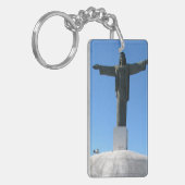 Christus de Verlosser standbeeld, Dominicaanse Rep Sleutelhanger (Voorkant Links)