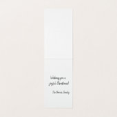 Christus de Verlosser wordt geboren als Christelij Kaart (Binnenkant ongevouwen)