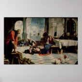 Christus De voeten van de Disciples wassen 2 Poster (Voorkant)