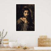 Christus devotiebeeld poster (Keuken)
