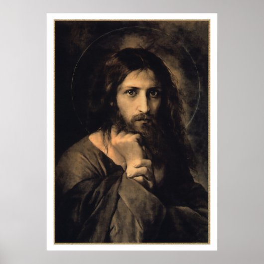 Christus devotiebeeld poster (Voorkant)