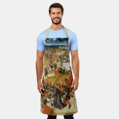 Christus die de kunstschilder voor het kruis aanpa schort (Gedragen)