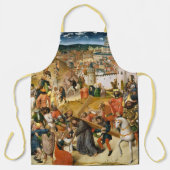 Christus die de kunstschilder voor het kruis aanpa schort (Voorkant)