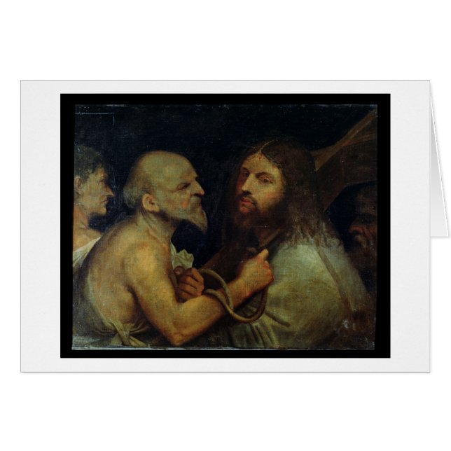 Christus die het kruis draagt (Voorkant Horizontaal)