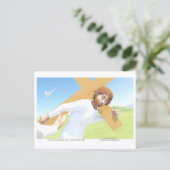 Christus die het Kruis draagt Briefkaart (Staand voorkant)