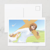 Christus die het Kruis draagt Briefkaart (Voorkant / Achterkant)