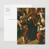 Christus die het kruis draagt briefkaart (Voorkant / Achterkant)
