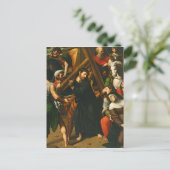 Christus die het kruis draagt briefkaart (Staand voorkant)